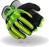 Magid Glove & Safety T-REX Flex Series Lightweight NitriX Grip Technology Palm Coated Impact Glove –