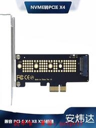現貨SSD硬盤M.2 NVME轉接PCIE PCI-E3.0 X1 X4 X8 x16高速擴展轉換卡滿$300出貨