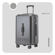 【BHQ FU】กระเป๋าเดินทาง 22/24/26/28นิ้ว กระเป๋าเดินทางล้อลาก พร้อมที่วางแก้ว มีซิปรุ่นซิปล็อครหัสได้ ความจุขนาดใหญ่