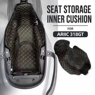 For ARIIC 318GT Under Seat Storage Liner PU Leather Cushion Full Wrap Storage Mat Soundproof Anti Sc