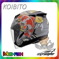 GRACSHAW Gennex G535 KOIBITO KOI HELMET (DOUBLE VISOR)