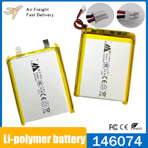 146074 Polymer Lithium Battery 3.7V 10000mAh 136074 Li-polymer Rechargeable Batteries for Power Bank
