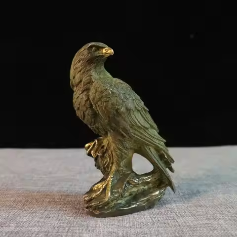 Vintage Brass Eagle Statue Antique Bronze Collection Open Wings Great Future Decor for Home Living R
