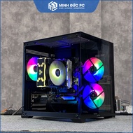 PC Gaming Kit i3-12100F | RAM 16GB | SSD 256GB | Removable VGA - RGB Aquarium Case, Graphics, MMO - 