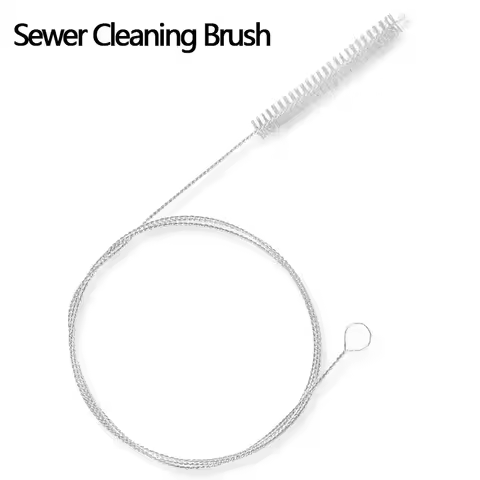 59 Inches Drain Brush Flexible Nylon Brush For Cleaning Sunroof Drain Refrigerator Drain Aquarium Fi