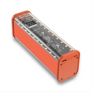 21700 DIY Power Bank Case Supports 4x21700 Batteries PD20W Powerbank Case LED Screen Transparent Bat