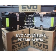 TOP BOX ALUMINIUM 35L 45L 55L PREMIUM  BOX EVO ADVENTURE