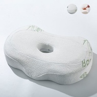 Ear Piercing Pillow for Side Sleepers with Ear Inflammation & Pressure Soft Velvet Adjustable Ear Gu