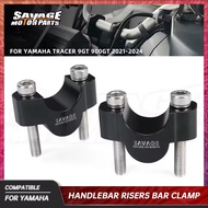 2024 9GT 9GT+ Handlebar Risers Bar Clamp Cover For Yamaha Tracer 9GT Tracer 9 GT+ Plus Motorcycle Ac
