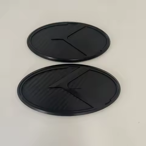 3D ABS K Logo Front Grill Emblem Rear Trunk Badge Car Sticker Decal For Kia K5 2011-2013 Optima Fort