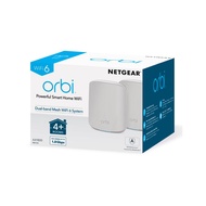 NETGEAR RBK352 Orbi Dual-Band WiFi 6 AX1800 Mesh System – 2Pack