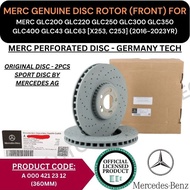 MERCEDES ORIGINAL DISC BRAKE ROTOR (FRONT) FOR MERC GLC200 GLC220 GLC250 GLC300 GLC350 GLC400 GLC43 
