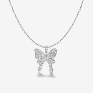 [With Box] HEFANG HEFANG Jewelry Sparkling Butterfly Clavicle Chain Necklace Premium Gift