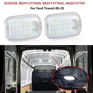 2Pcs Interior Cargo Dome Lights LED 6000K For Ford Transit MK8 V363 Tourneo MK6 MK7 Connect E-Transi