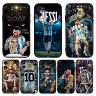 for OPPO Reno 8T 7 lite 7z 5G 6 4G 11F 12F 12FS 12 Messi 7Y31 Soft Black TPU Phone Case