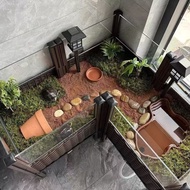 Yellow-Margined Landscape Special Indoor Amphibian Ecological Home Breeding Box Turtle Tank Aquatic 