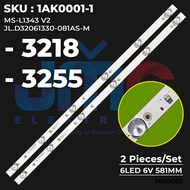 Backlight TV LED MITO 32 Inch 3218 3255 MS-L1343 V2 JL.D32061330-081AS-M