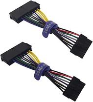 COMeap (2-Pack) 24 Pin to 14 Pin ATX PSU Main Power Adapter Cable for IBM Lenovo PCs and Servers 5.5