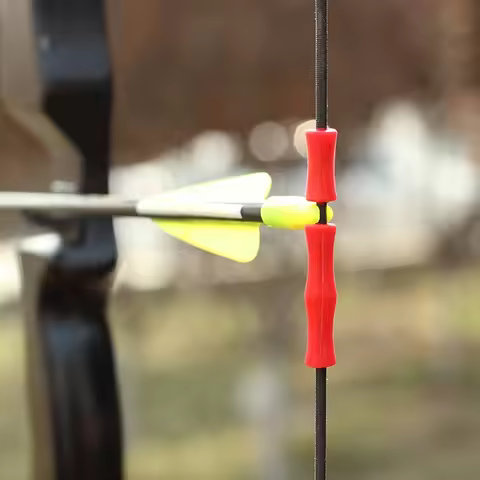 Archery Bowstring Finger Saver Guard Soft Silicone Shooting Training Left and Right Hand Guard Bow a