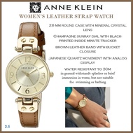 Anne Klein Women's Leather Strap Watch