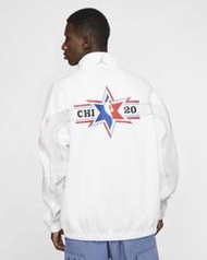 9527 6折 NIKE NBA ALL STAR 芝加哥 明星賽 立領 夾克 運動外套 白 CQ4479-100