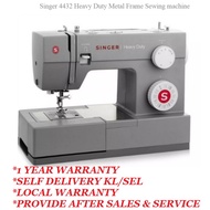 SINGER 4432 DENIM SEWING MACHINE HEAVY DUTY 32 corak stitch pattern buttonhole mesin jahit portable (S41)