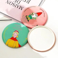 GOCHA Korea Mini Portable PocketCermin, Round Pattern, Imported
