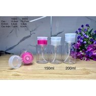 150ml 200ml plastic bottle for toner, makeup remover, rose water