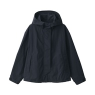 มูจิ เสื้อแจ็คเก็ตมีฮู้ดผ้ากันละอองน้ำ ผู้หญิง - MUJI Water Repellent UV-Cut Pocketable Hooded Jacke