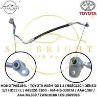 TOYOTA WISH '03 1.8 ( 5SEC12C ) DENSO 1/2 HOSE ( L ) 445220-3100 - AM=HS-3387.M / AAA-1387 / AAA-ML3