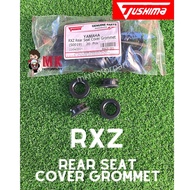[ 4Pcs ] Yamaha RXZ REAR SEAT COVER GROMMET Set / Getah Seat Bar / Damper Rubber L Bar Premium Quality TUSHIMA