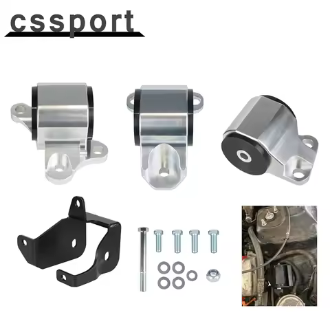 Car Modification Engine Bracket Kit 2-bolt For HONDA CIVIC EKSTK 62A Street D16 B16 B18 EK Engine Sw