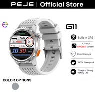 [PEJE G11] Smart Watch GPS Positioning Blood Pressure Blood Oxygen Monitoring 1.43 "AMOLED Round Scr