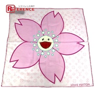 LOUIS VUITTONMR1215 LV×TM 村上隆櫻花 LV×TM Carré 55 櫻花絲巾