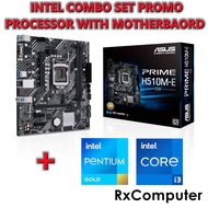 [ INTEL COMBO PROMO SET ] PENTIUM GOLD G6400 , G6405 & I3 10100 & F LGA1200 PROCESSOR WITH PRIME H51