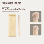 Sunnies Face The Concealer Brush [Dual-Ended Conceal and Highlight Brush]