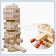 Toddi Uno Stacko Fun Party Game 51 Blocks - A138