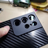 Ốp ren 17mm dành cho điện thoại S23ultra vân carbon hỗ trợ lens 17mm hoàn hảo