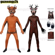 99 Nights in The Forest Deer Cosplay Costume Fnaf Horriable Halloween Party Goat Monster Jumpsuit Ma