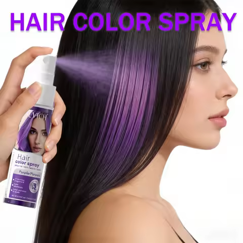 Temporary Hair Color Spray One-Time Hair Dyeing Instant Hair Salon Multi Color Hair Dye Makeup Chalk