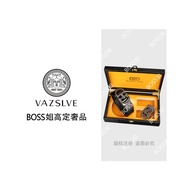 [VAZSLVE/Original Design] High-End Double Buckle Men's Business Belt 8124 Gun+8091LS-2