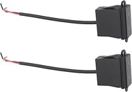 ECSiNG USB Car Charger Socket with Dust Cover 2.4A 12V/24V for Small Bridge SUV Motorhome 18x29x33mm