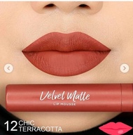 Wardah Colorfit Velvet Matte Lip Mouse 4 gr CHIC TERRACOTTA NO. 12