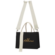 FREE ADDNAME Sling Bag with Zip and CUSTOM JUTEBAG Premium Canvas Strap [Corporate Gift are welcome 