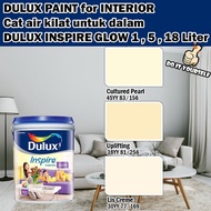 ICI DULUX INSPIRE INTERIOR GLOW 18 Liter Cultured Pearl / Uplifting / Lis Creme