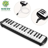 NAESV Harmonica, Educational Piano Keys Pianica, Music Class 32 Keys Keyboard Style Mouthpiece Mouth