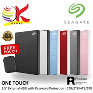 [1TB/2TB/4TB/5TB] SEAGATE EXT HDD 2.5" ONE TOUCH PORTABLE HARD DISK STORAGE EXTERNAL HARDDISK HARD D