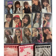 TWICE Strategy Nemo Version Official Photocard with Album Nayeon Momo Dahyun Chaeyoung Tzuyu
