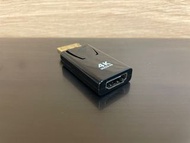 4K DP (Display Port)轉HDMI轉接頭HDMI 30HZ 電腦電視顯示器轉換器 手提電腦高清電腦投影儀MacBook window可用