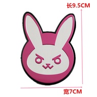 ** STOCK/Overwatch dva Genji Animation Game Merchandise Metal Sticker 3d Car Logo Notebook Car Water